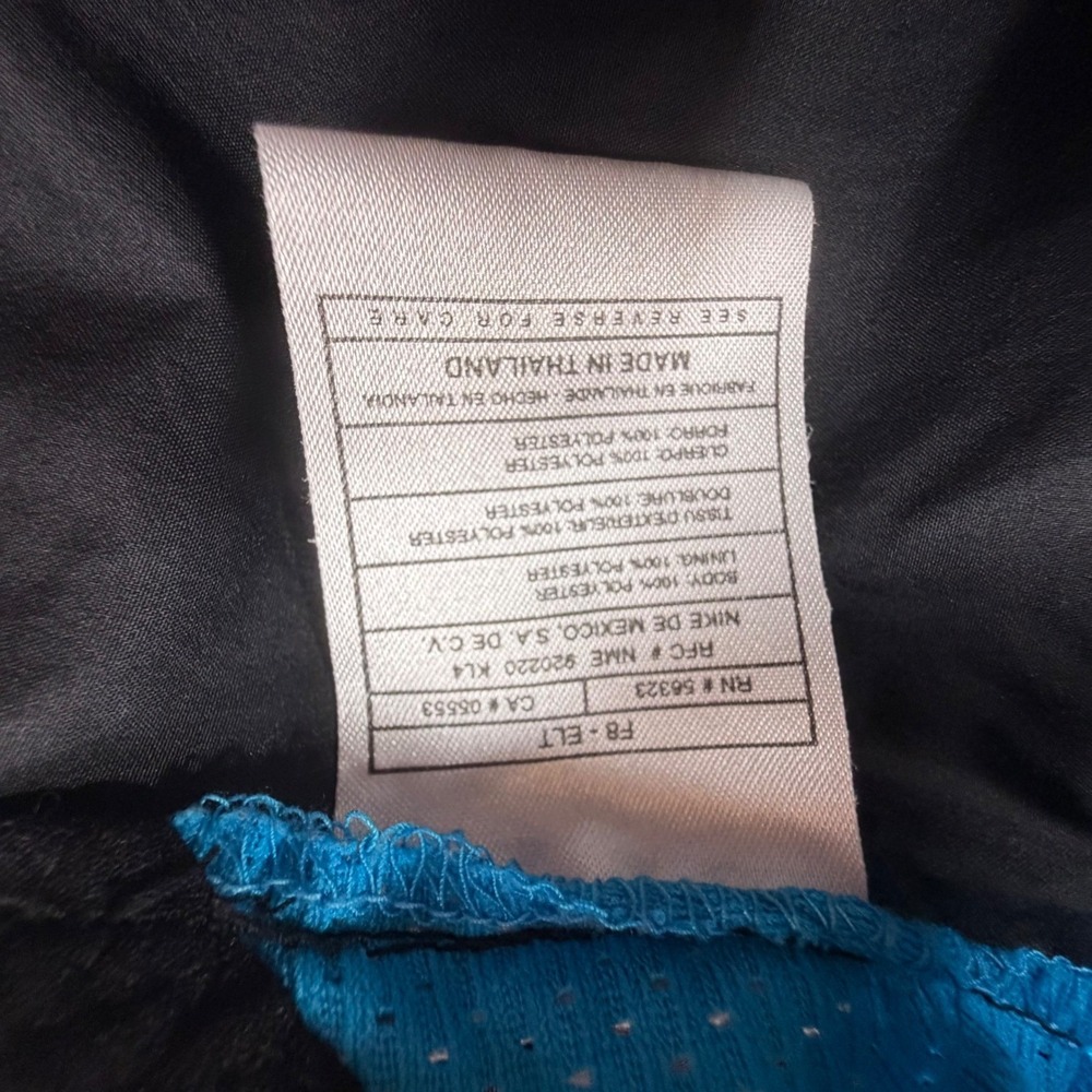 Vintage Nike NFL Pro Line Carolina Panthers Windbreaker Mens Medium Black - Picture 8 of 10